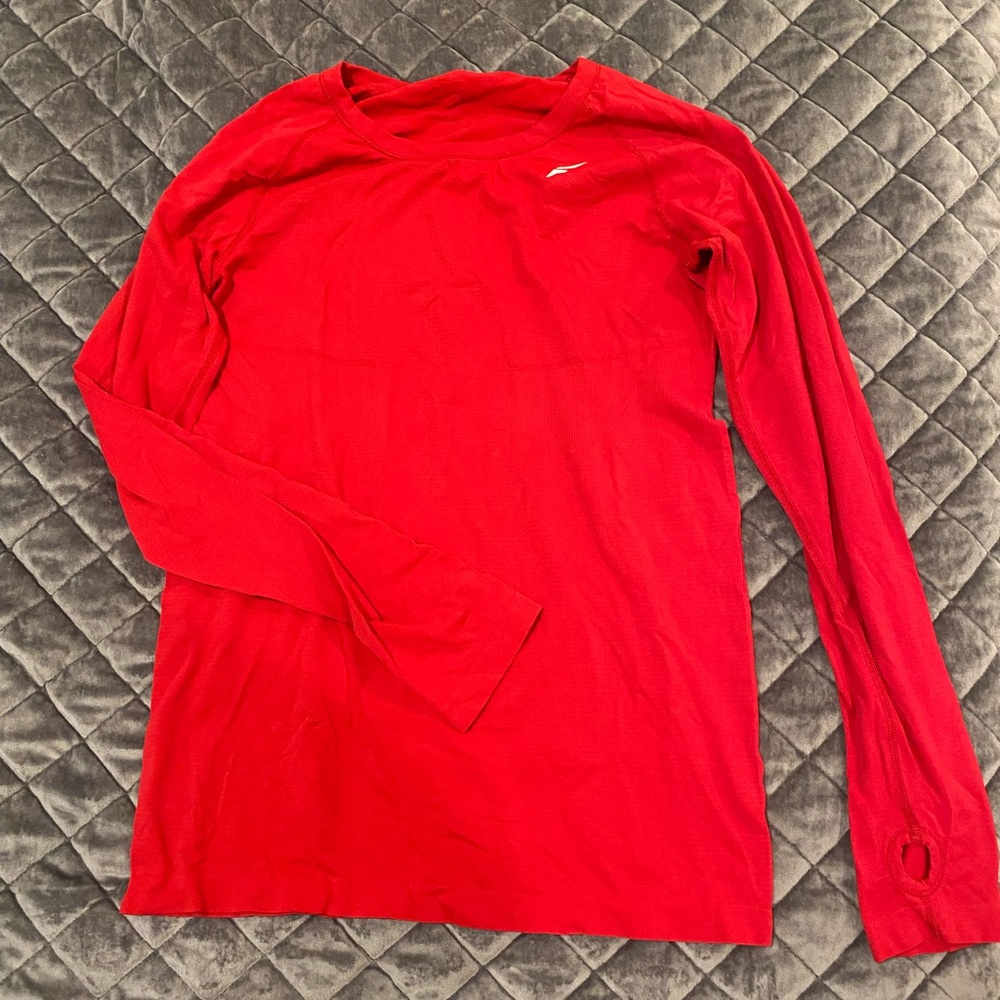 Flag Nor Fail Red Long sleeve athletic womens top